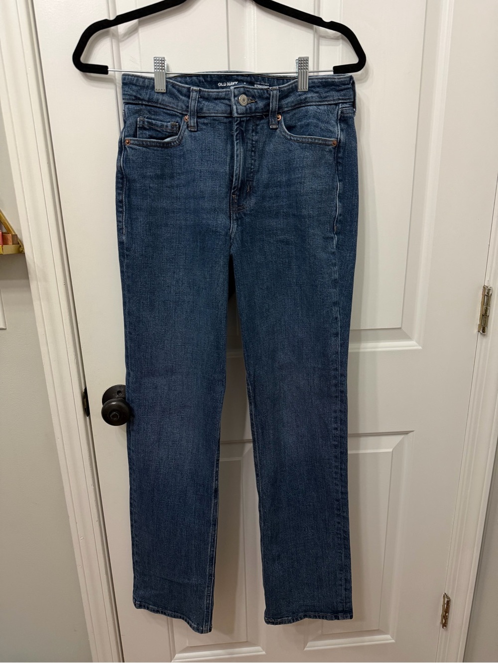 Old Navy Extra High Rise Straight Jeans